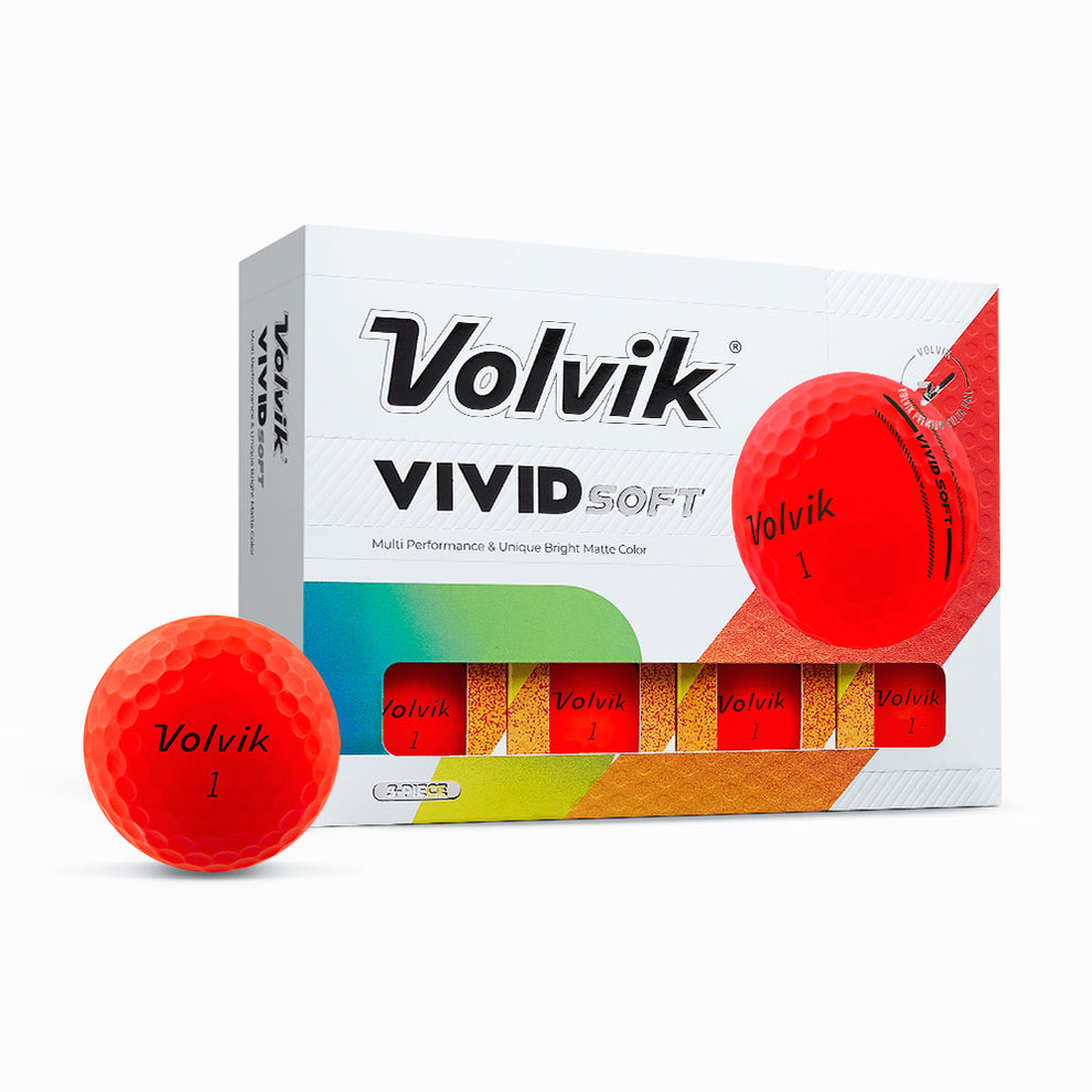Volvik Vivid Soft Golf Balls – 1 Dozen