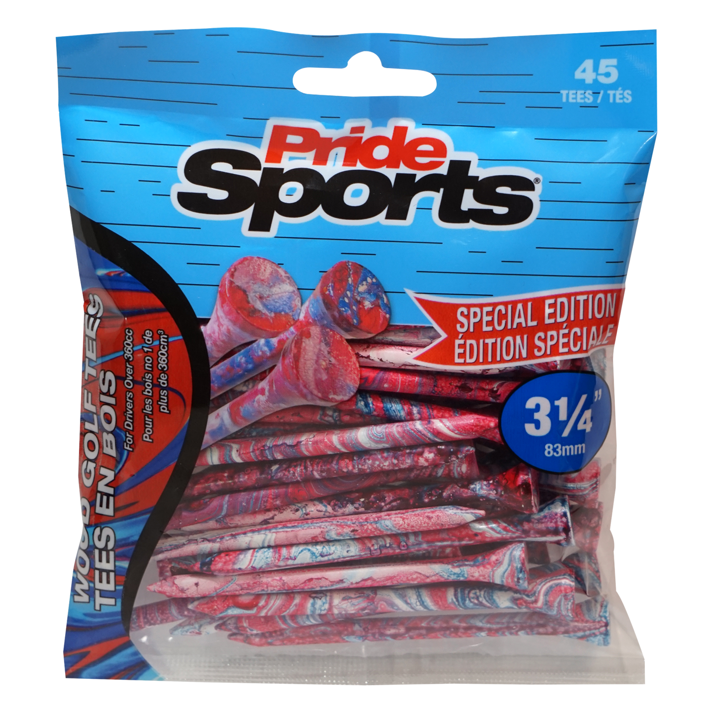 Pridesports Special Edition Paint Splatter Golf Tees