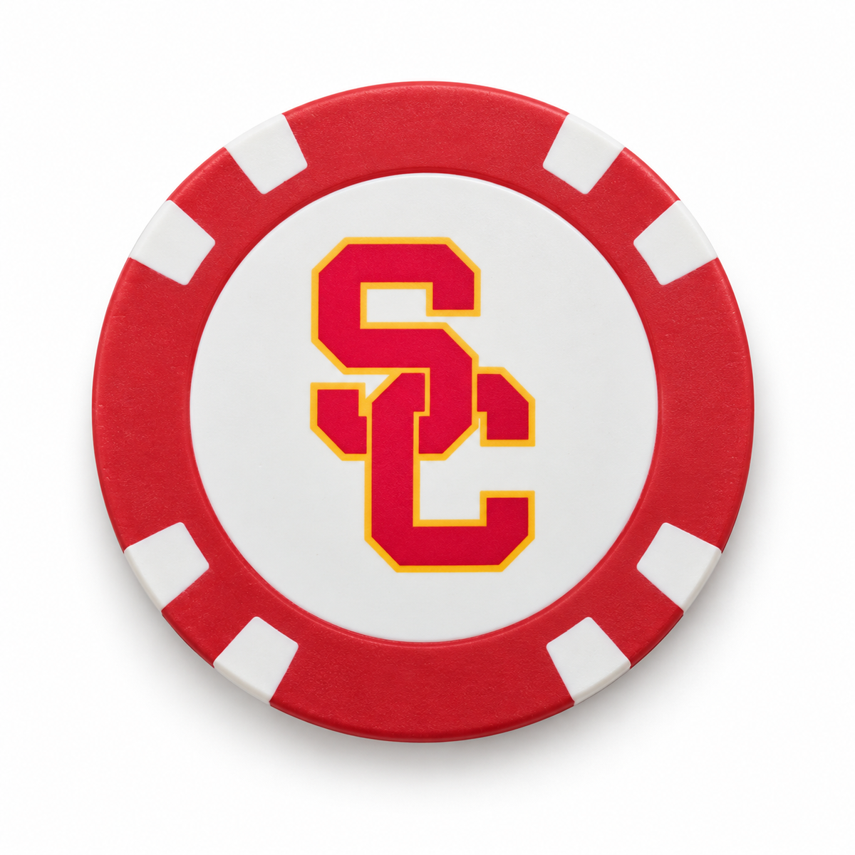 USC Trojans Poker Chip Ball Marker