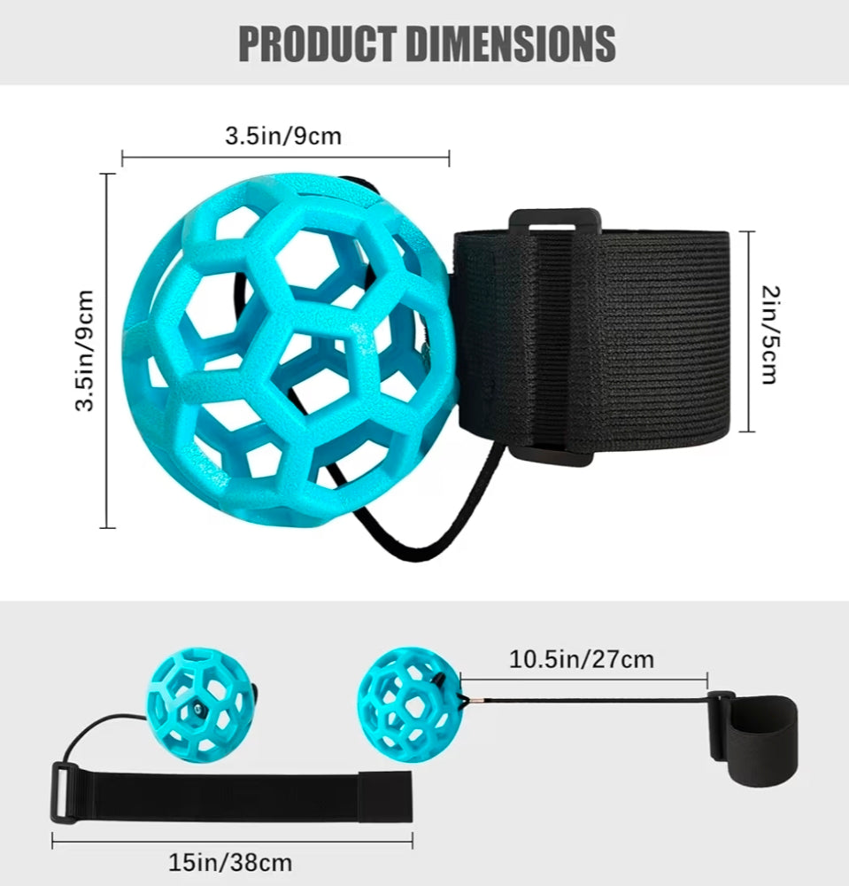 Dual-Strap Swing Control Trainer + Smart Golf Ball