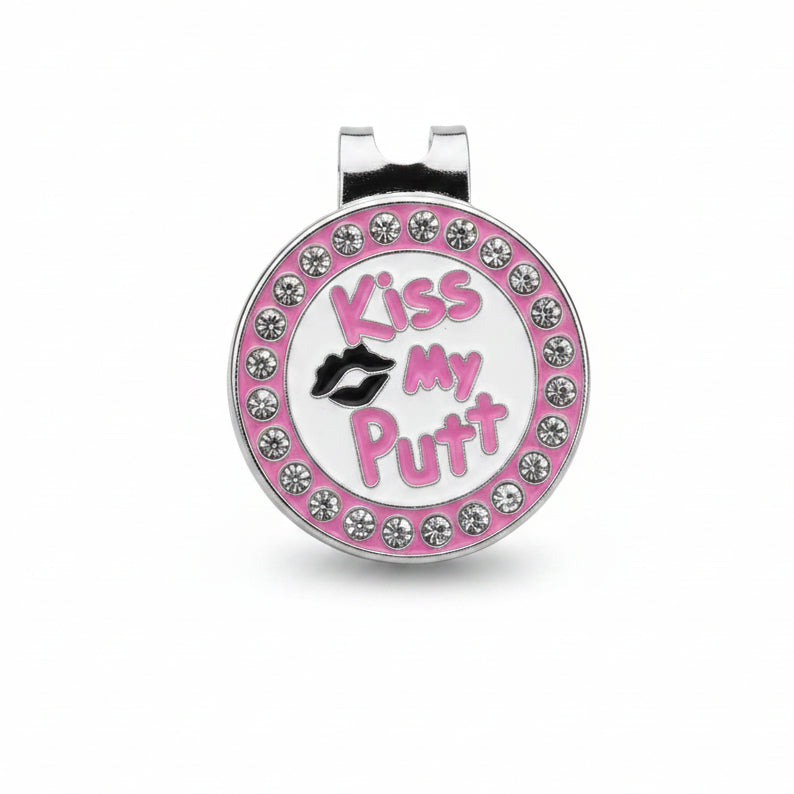Kiss My Putt Magnetic Golf Ball Marker