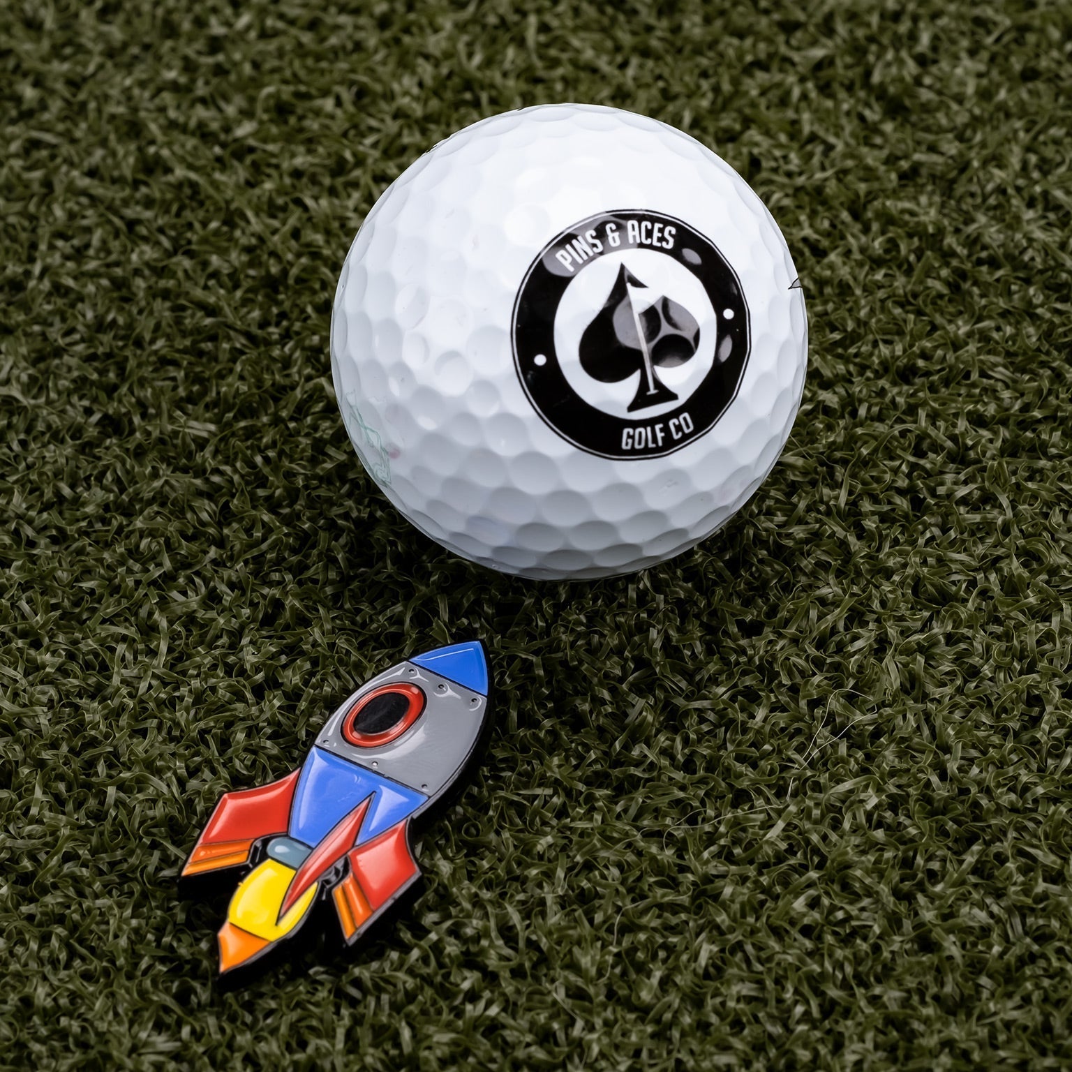 Rocket Emoji Ball Marker - Club Rehab