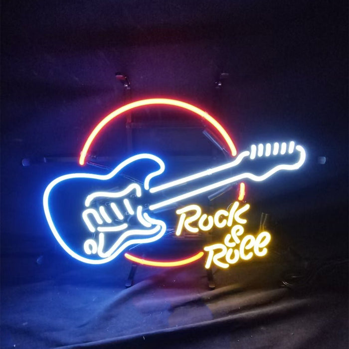Rock&Roll Guitar Neon Signs - Club Rehab