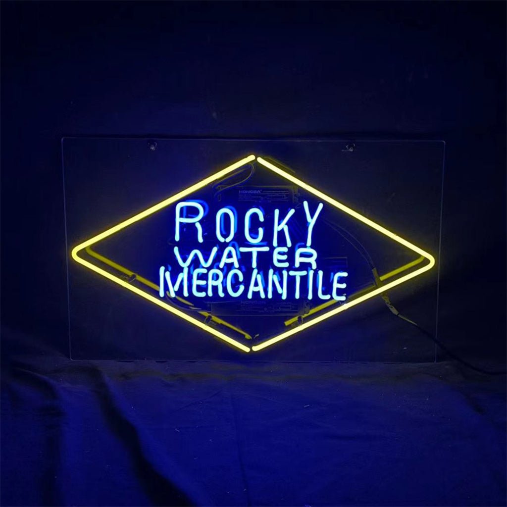 Rocky Water Mercantile Neon Sign Light - Club Rehab