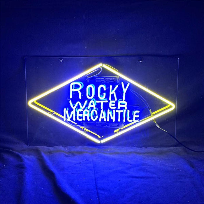 Rocky Water Mercantile Neon Sign Light - Club Rehab