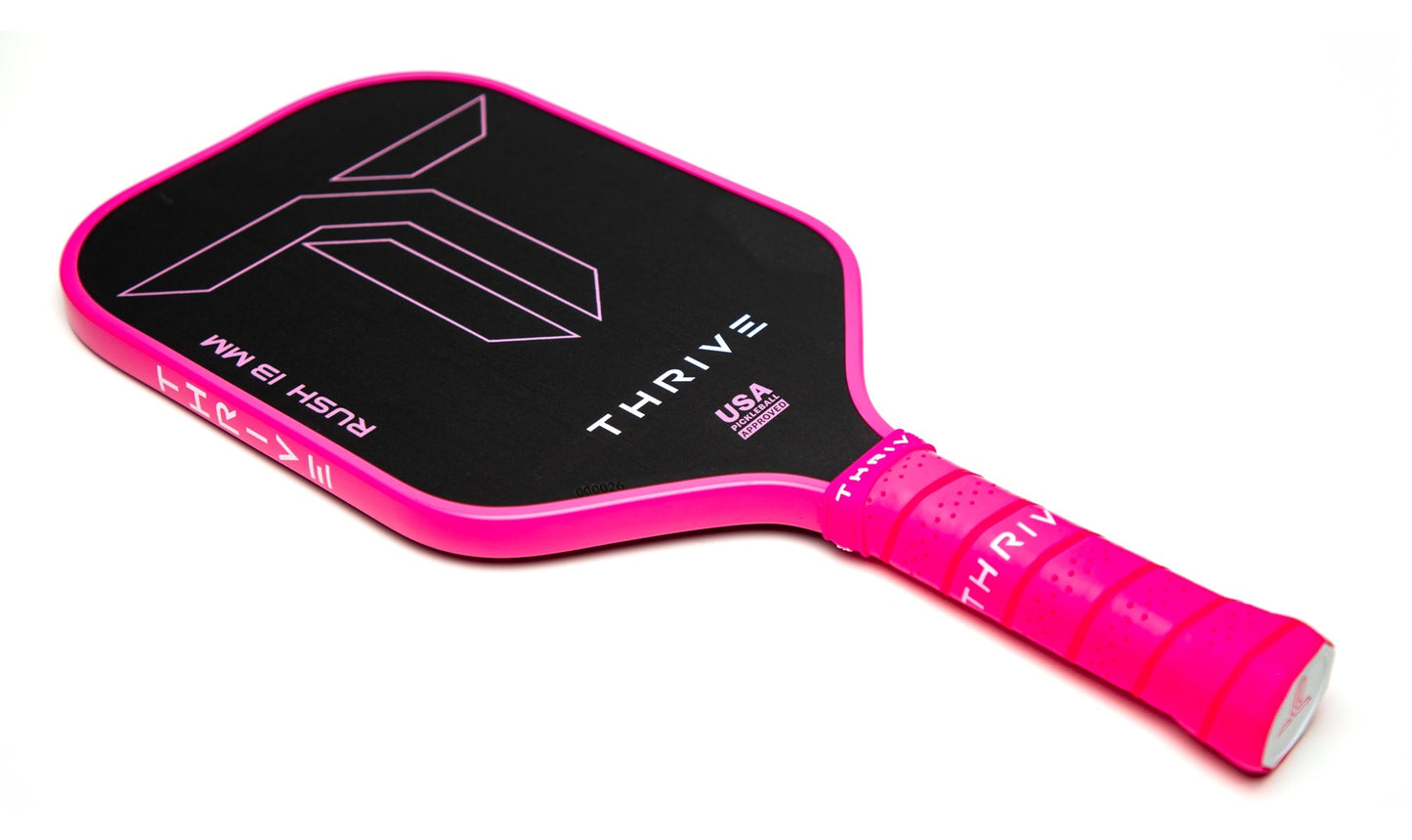RUSH 13 (PINK) Includes custom weight card, paddle cover, paddle eraser, and lead weights. - 115 (Light) - Club Rehab