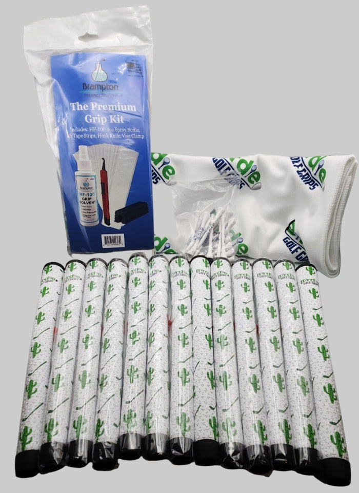 Saguaro Classic 13 Grip Starter Pack - Standard Mini White / Cactus - Club Rehab