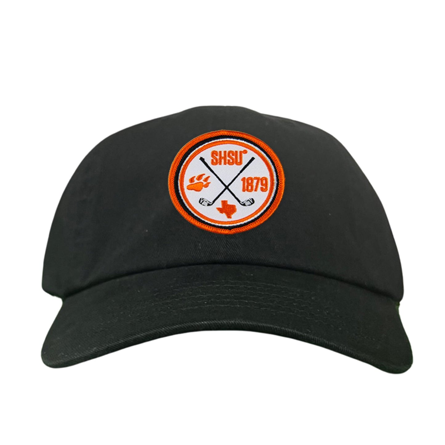 Sam Houston / Golf Circle Patch / Hat / 176 / SH011 / MM - Dad Hat Black - Club Rehab