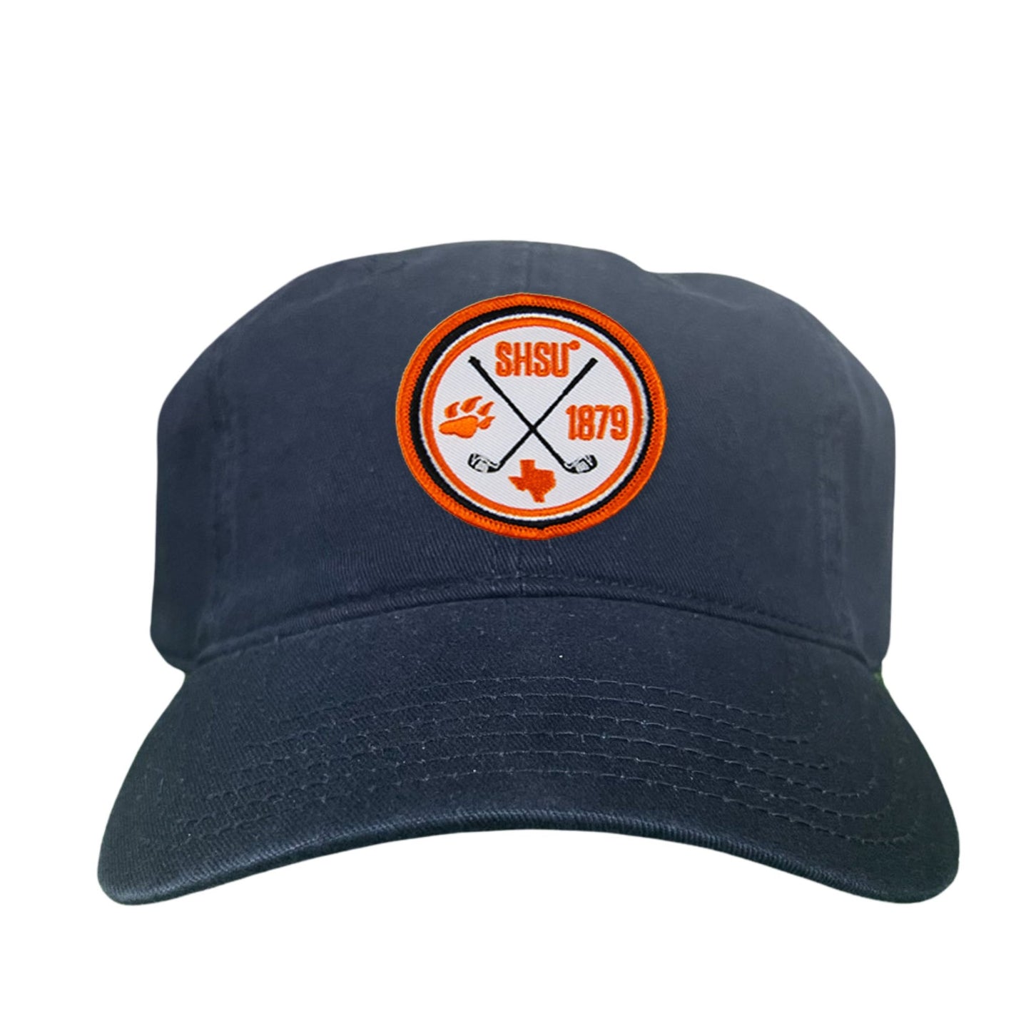 Sam Houston / Golf Circle Patch / Hat / 176 / SH011 / MM - Dad Hat Navy - Club Rehab