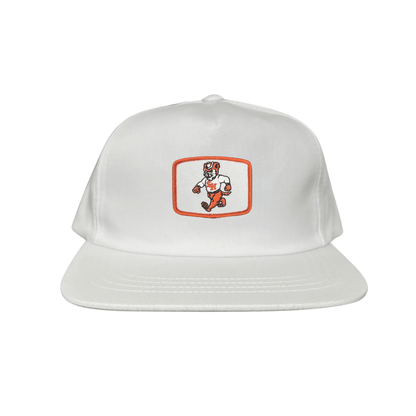 Sam Houston Walking Sammy Bearkat / Limited Edition Silver Hat / 162 / Mesh Snap Back / SHSU010 - Flat Bill White Canvas Snapback - Club Rehab