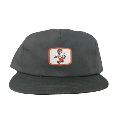 Sam Houston Walking Sammy Bearkat / Limited Edition Silver Hat / 162 / Mesh Snap Back / SHSU010 - Flat Bill Charcoal Canvas Snapback - Club Rehab