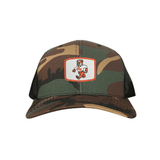 Camo Curved Bill Trucker Mesh Snapback