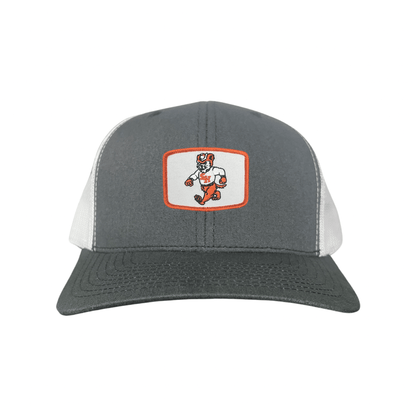 Sam Houston Walking Sammy Bearkat / Limited Edition Silver Hat / 162 / Mesh Snap Back / SHSU010 - Charcoal / White Curved Bill Trucker Mesh Snapback - Club Rehab