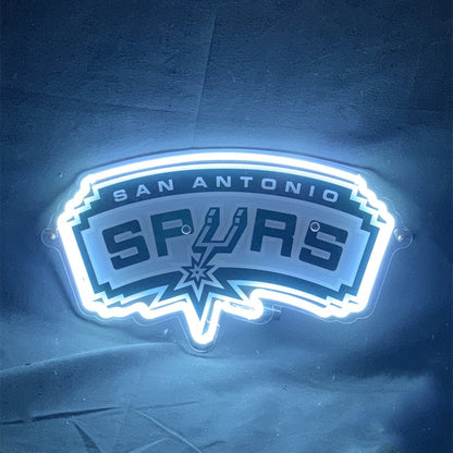 San Antonio Spurs Sport Logo Neon Signs - Club Rehab