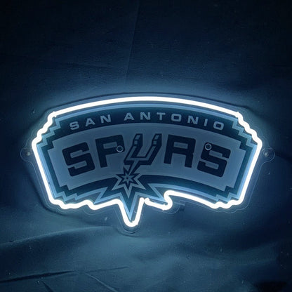 San Antonio Spurs Sport Logo Neon Signs - Club Rehab