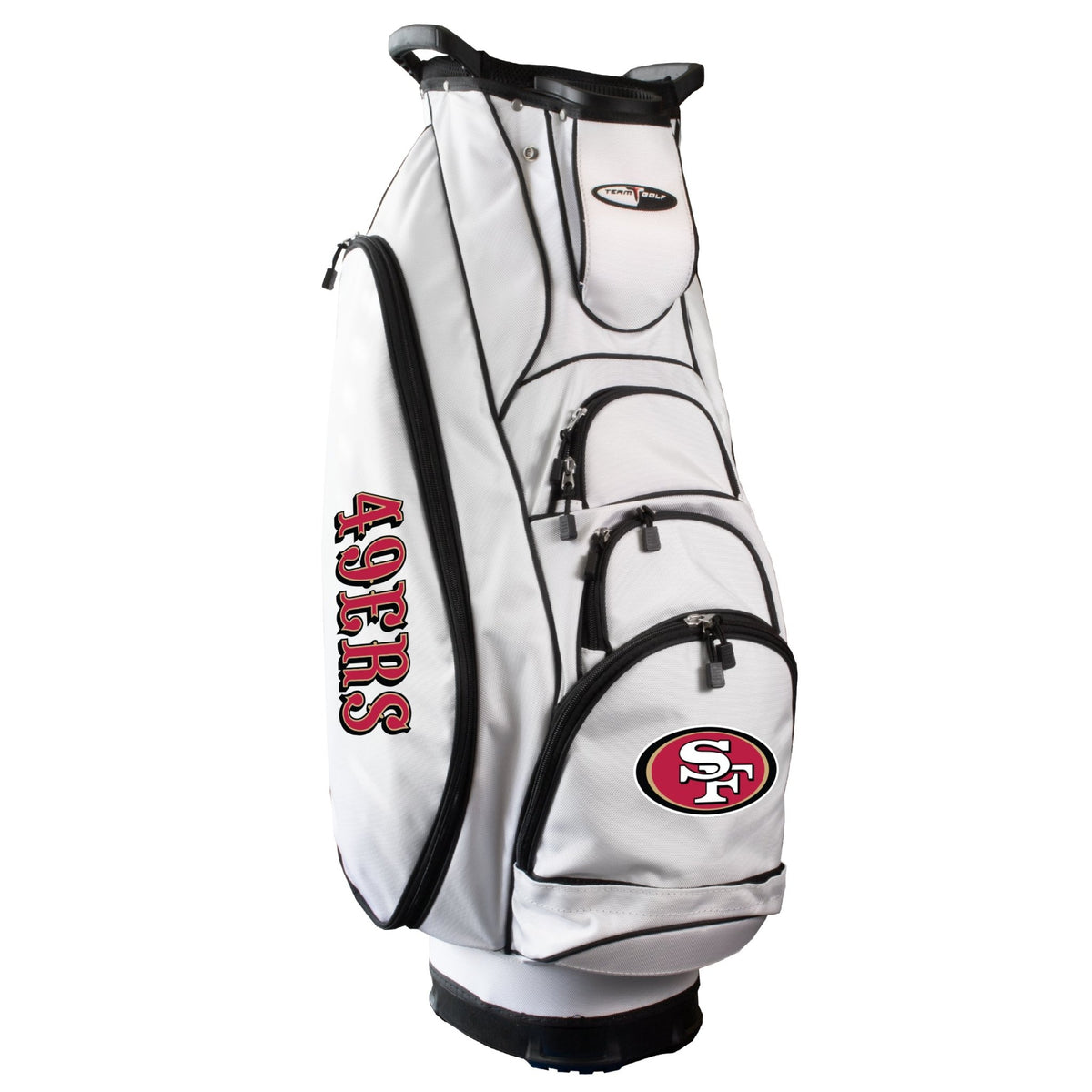 San Francisco 49ers Albatross golf cart bag in White