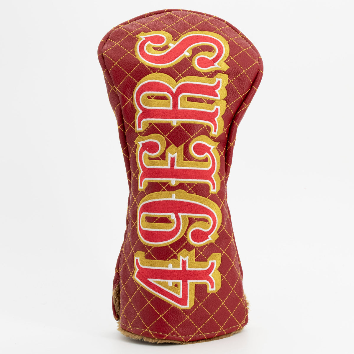 San Francisco 49ers Solid Driver quilted headcover, front view