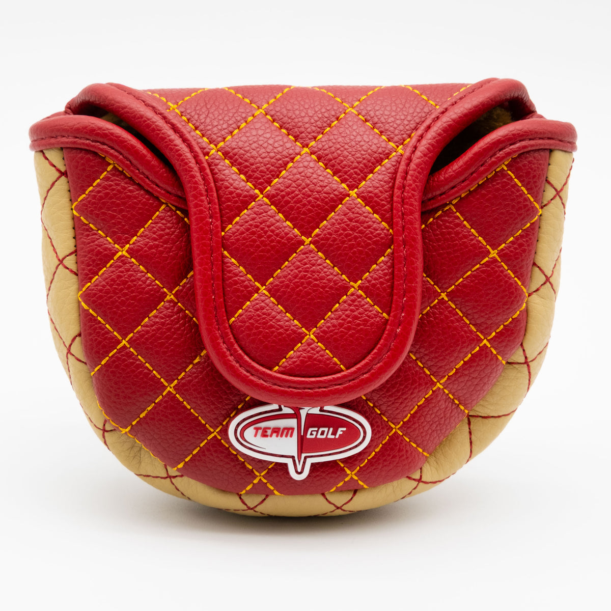 San Francisco 49ers Solid Mallet Putter quilted headcover, back view