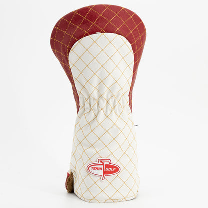San Francisco 49ers Striped Driver quilted headcover, back view