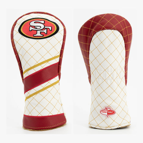 San Francisco 49ers Gesteppte Fairway-Schlägerhaube mit Streifen