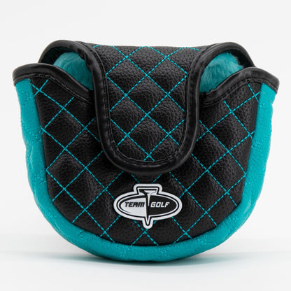 San Jose Sharks solid mallet putter quilted golf headcover alternate view