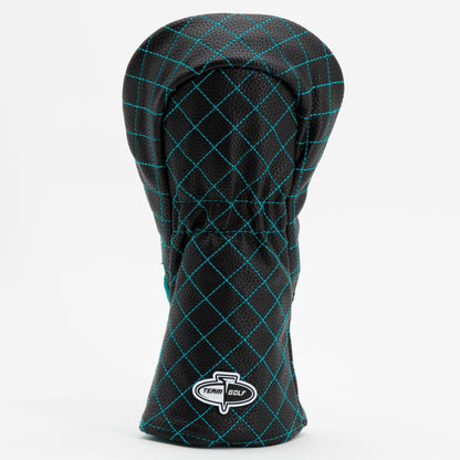 San Jose Sharks split fairway quilted golf headcover alternate view