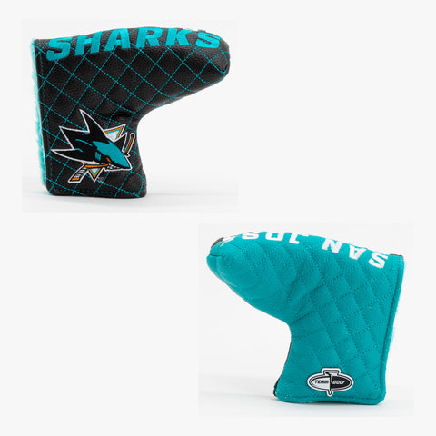 San Jose Sharks Split Quilted Blade Putter Cover
