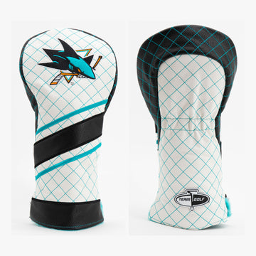 San Jose Sharks Striped Quilted Driver Headcover