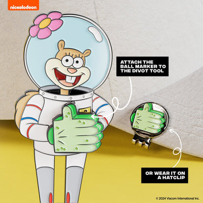 Sandy Cheeks Divot Tool with Karate Hand Ball Marker