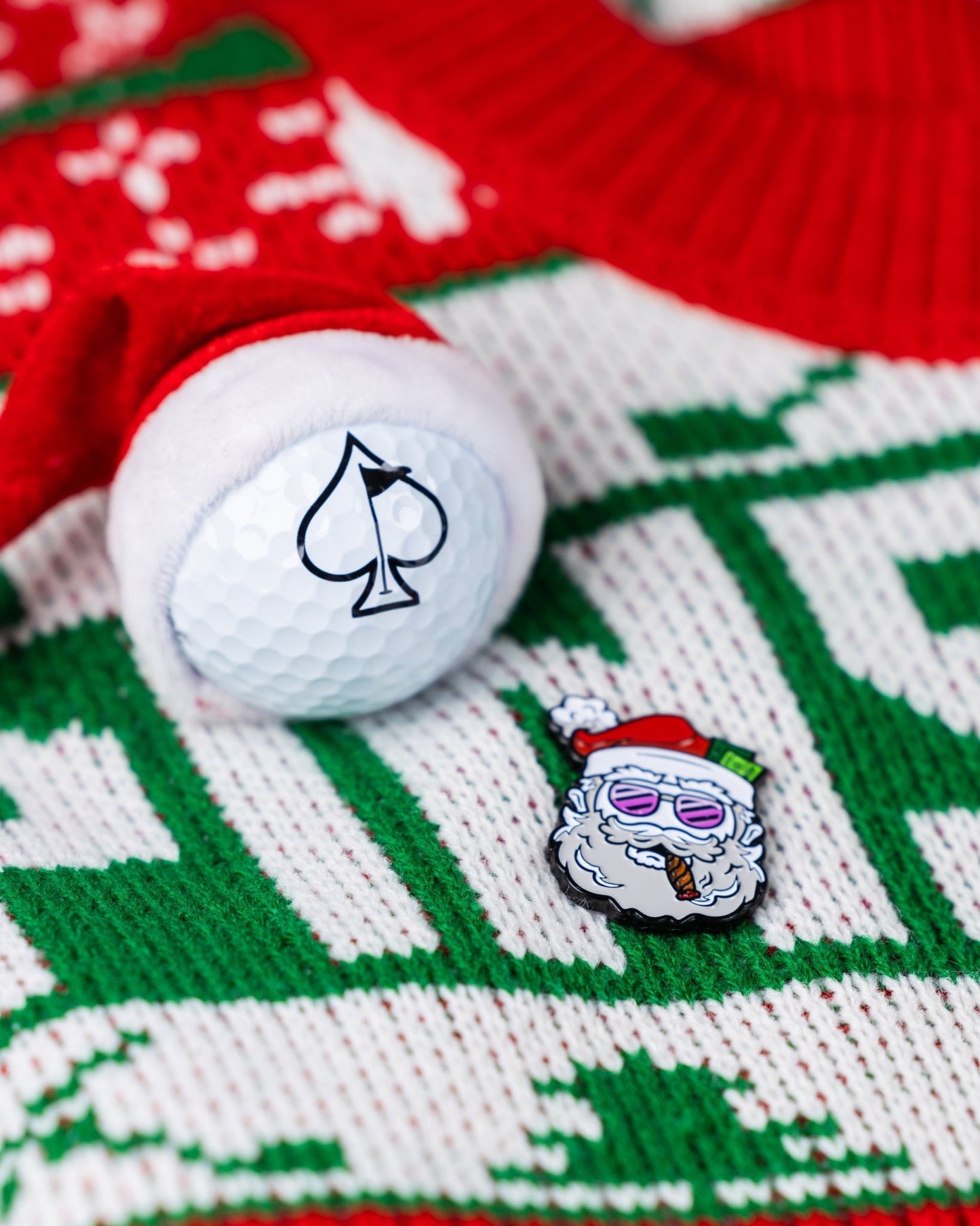 Santa the Degenerate Ball Marker - Club Rehab