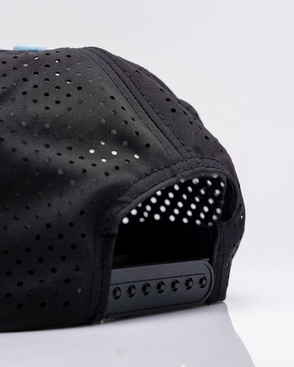 Sasquatch Black - Perforated Rope Hat - Club Rehab