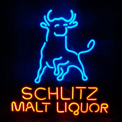 Schlitz Malt Liquor Neon Signs - Club Rehab