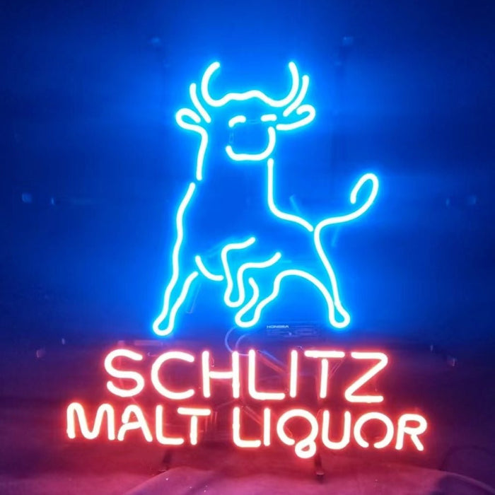 Schlitz Malt Liquor Neon Signs - Club Rehab