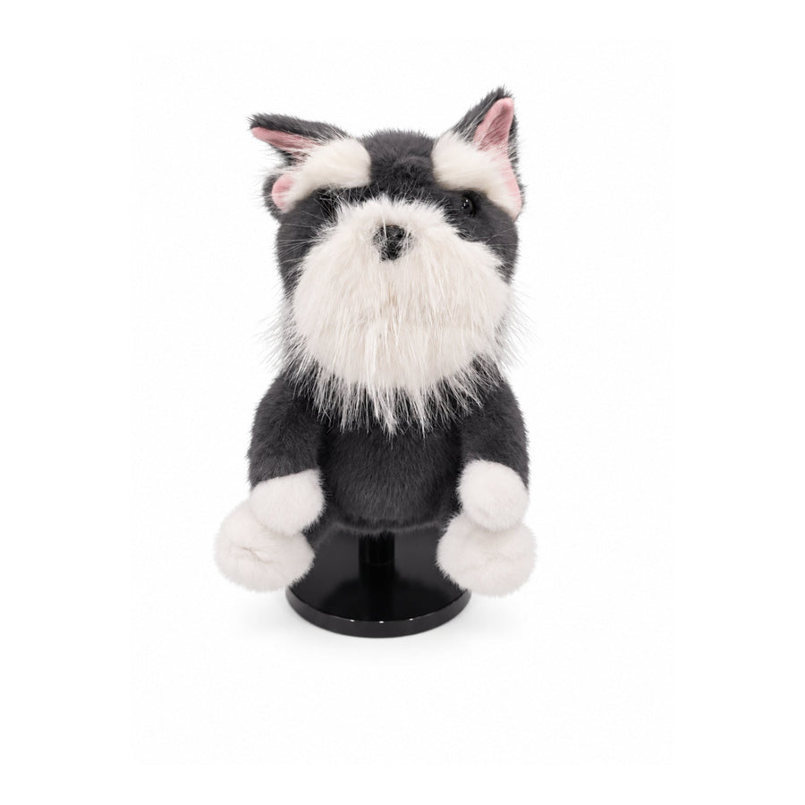 Schnauzer driver headcover, front view