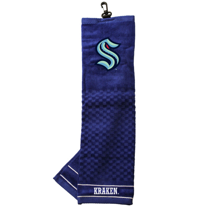 Seattle Kraken embroidered golf towel