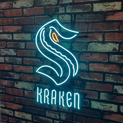 Seattle Kraken Neon Light Sign - Club Rehab