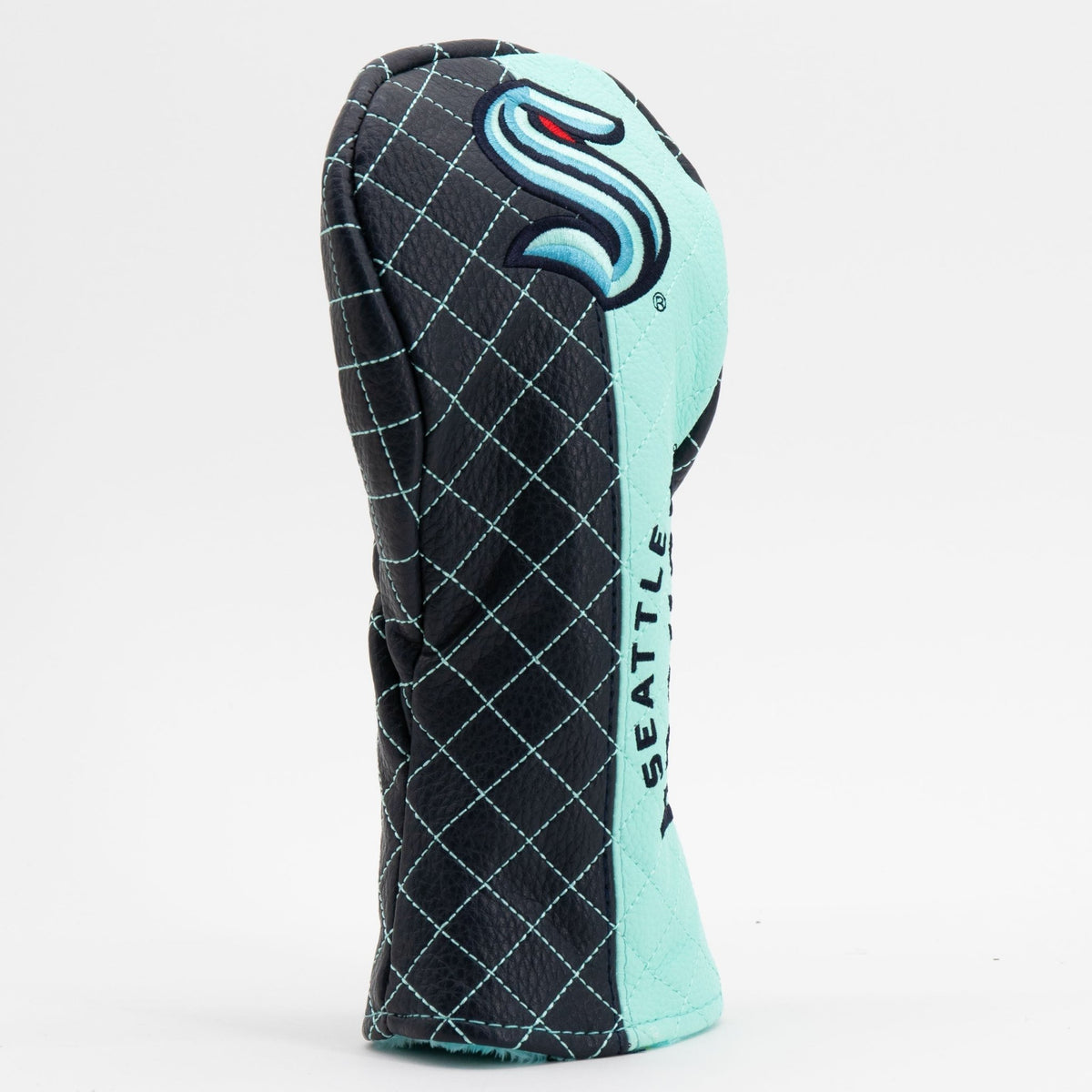 Seattle Kraken split fairway quilted golf headcover alternate view