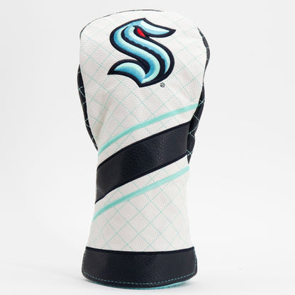 Seattle Kraken stripe driver quilted golf headcover