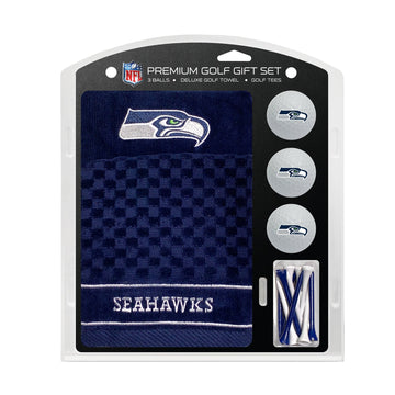 Seattle Seahawks Embroidered Towel Golf Gift Set
