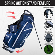 Seattle Seahawks Fairway Stand Bag - Image 5 - Club Rehab