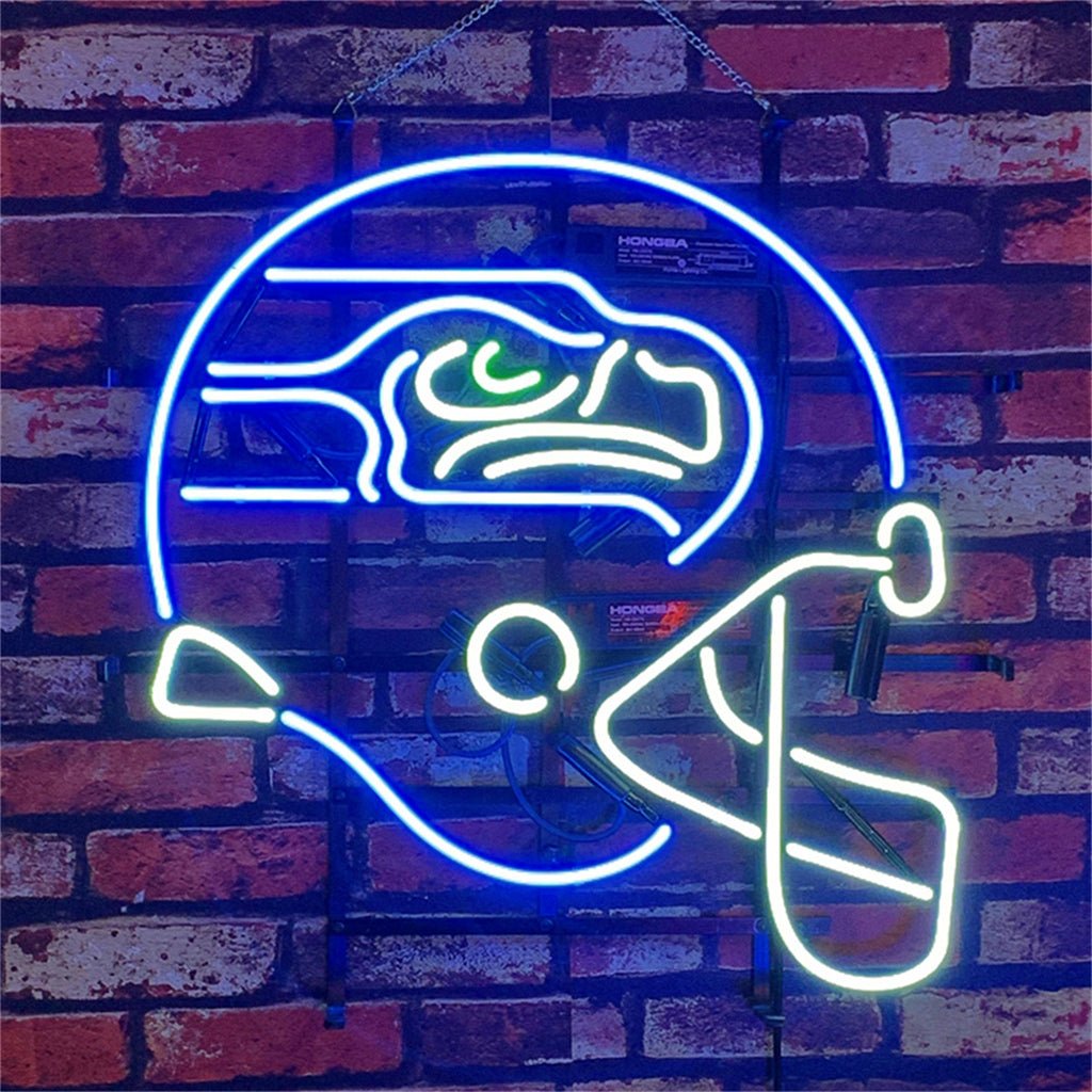 Seattle Seahawks Helmet Neon Signs Light - Club Rehab