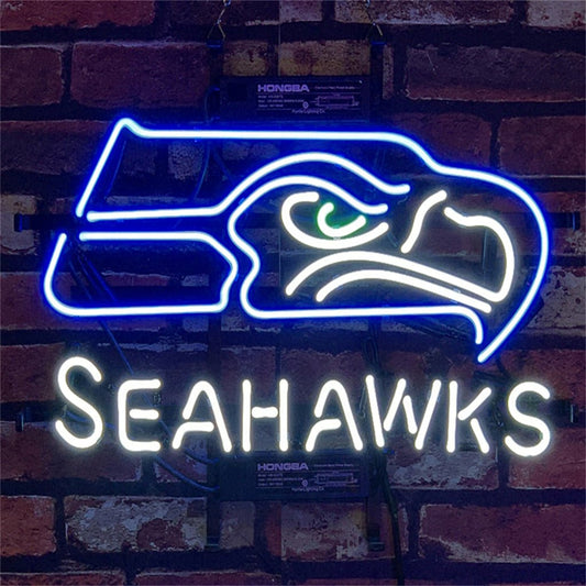 Seattle Seahawks Logo Neon Signs Light - Club Rehab