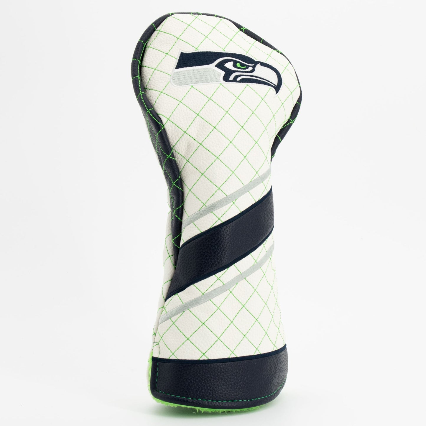 Golf club head cover with Seahawks logo on a white background