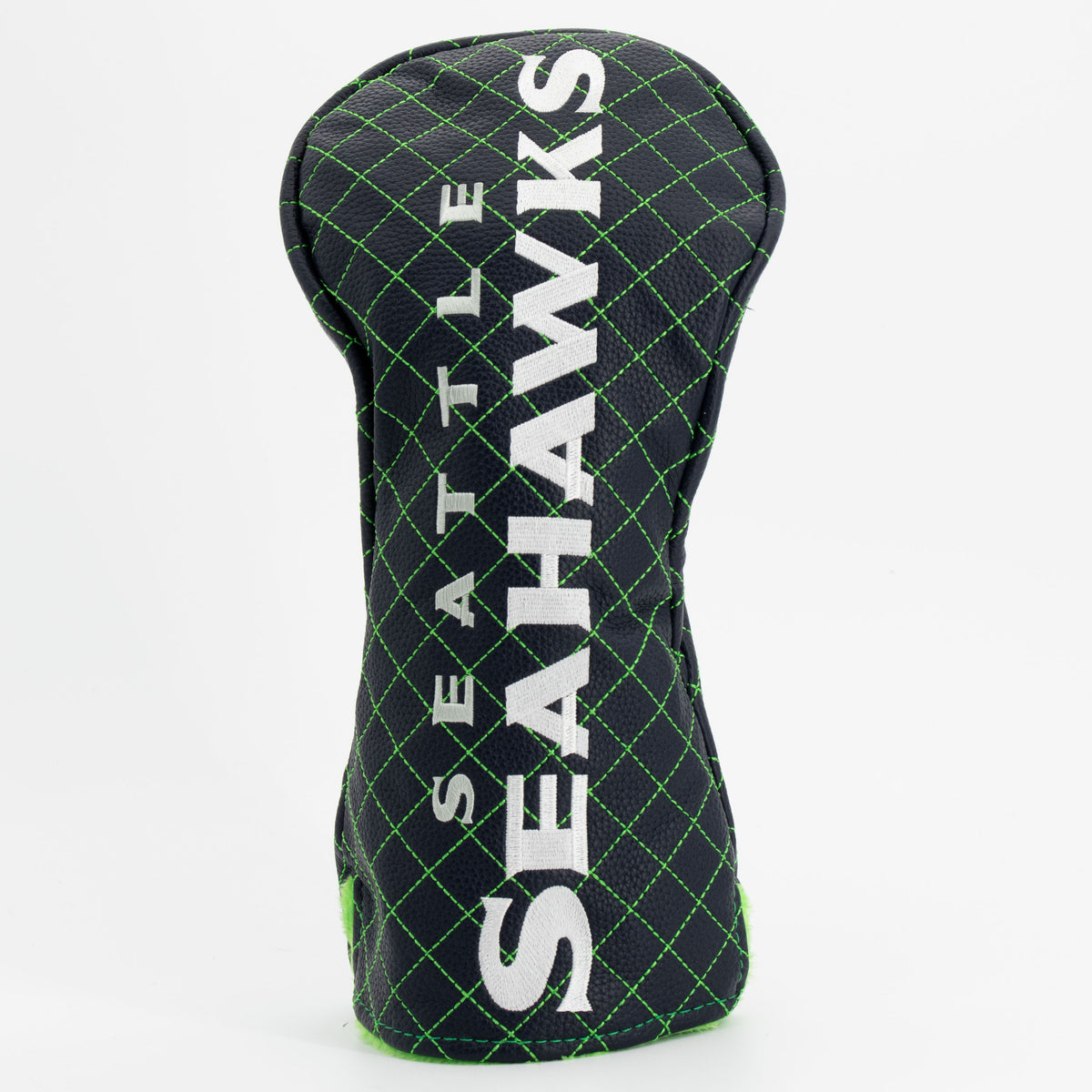 Seattle Seahawks Solid Driver quilted headcover, front view