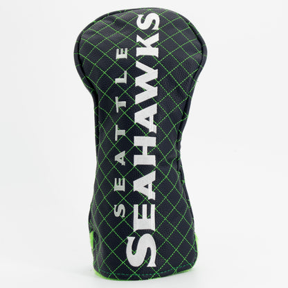 Seattle Seahawks Solid Driver quilted headcover, front view