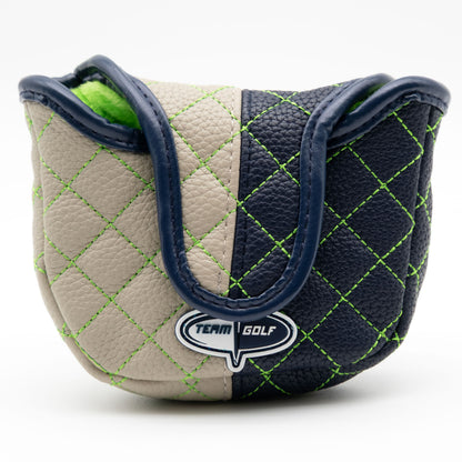 Seattle Seahawks Split Mallet Putter quilted headcover, back view