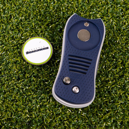 Seattle Seahawks Switchblade Divot Tool - Image 3 - Club Rehab