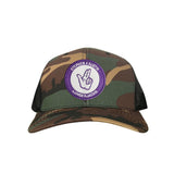 Camo Curved Bill Mesh Snapback