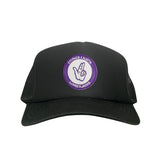 Black Foam Mesh Snapback