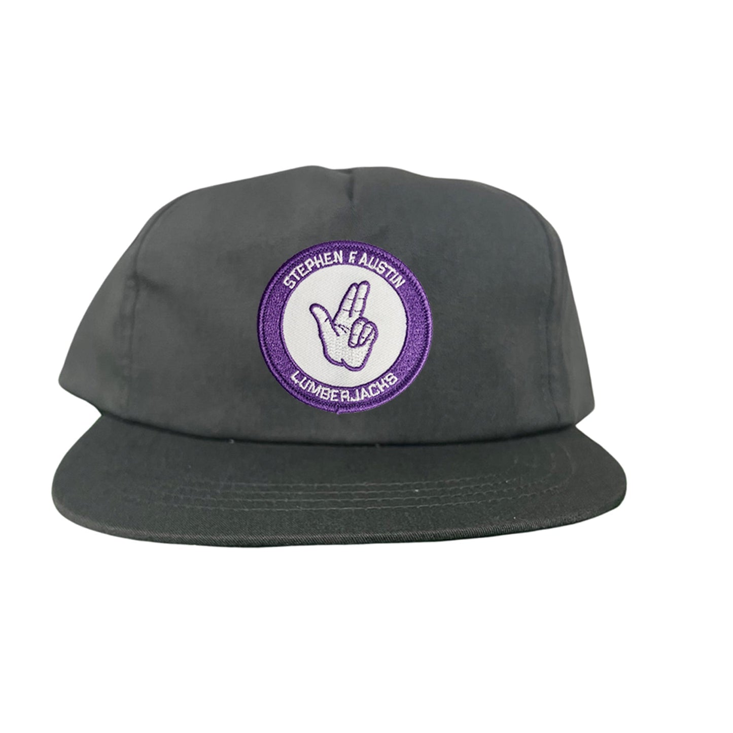 SFA / Axe'Em Hand / Curved Bill Mesh Snapback / 099 / SFA001 - Charcoal Flat Bill Canvas - Club Rehab